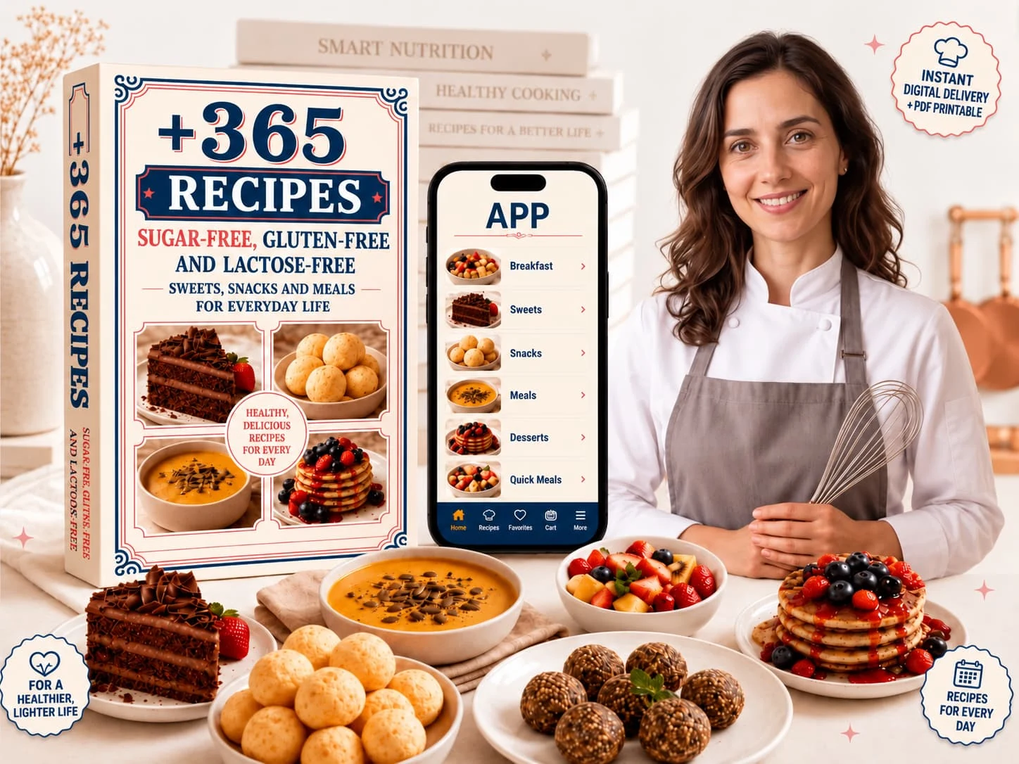 365 Sugar-Free, Gluten-Free & Dairy-Free Recipes
