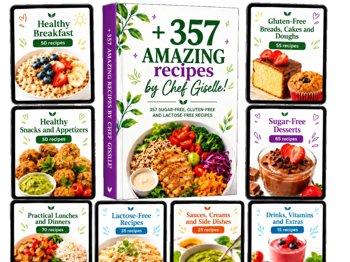 Preview of the 357 extra recipes